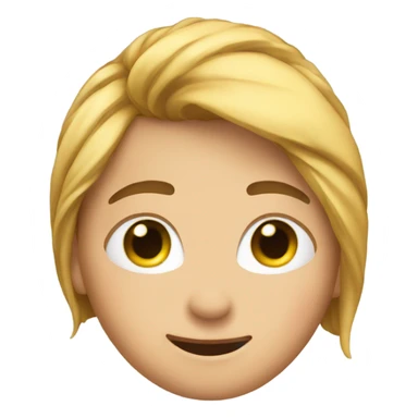 Tucking hair behind ear sticker