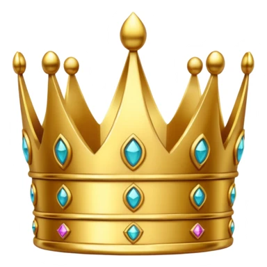 Small crown sticker