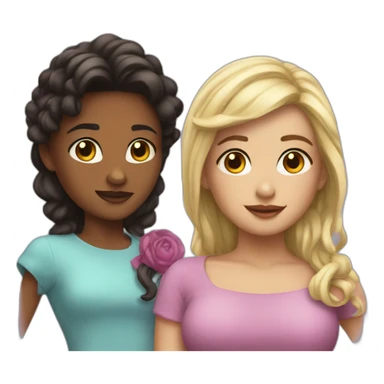 juli and yuli double personalities sticker