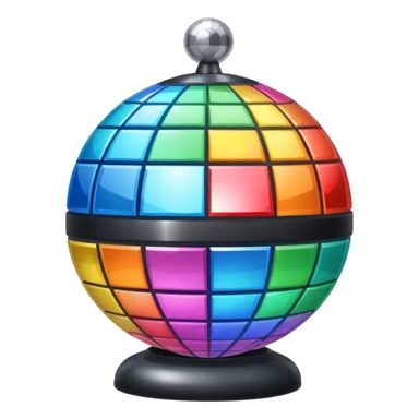 mirrorball sticker