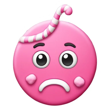 pink christmas cookie sticker