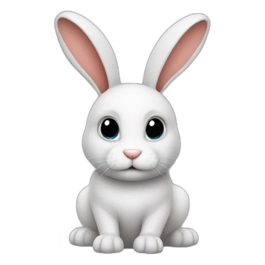 rabbits coding sticker