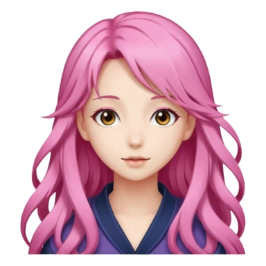 beautiful gorgeous anime lady with sticker