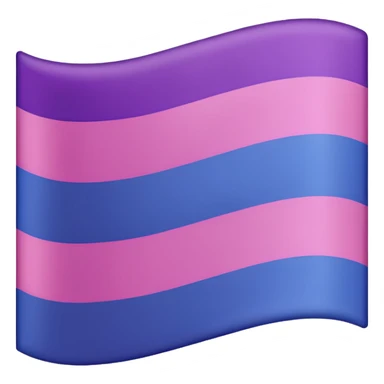A bisexual flag sticker