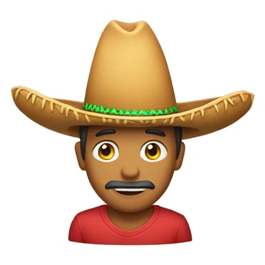 cucaacha con gorra de mexicano sticker