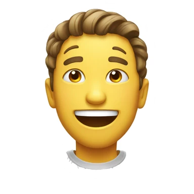 laughing but sad sticker