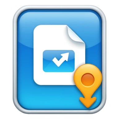 reports icon for site navigation sticker