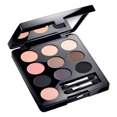 Dior black Little makeup pallette  sticker