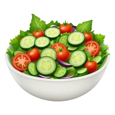 bowl of salad sticker