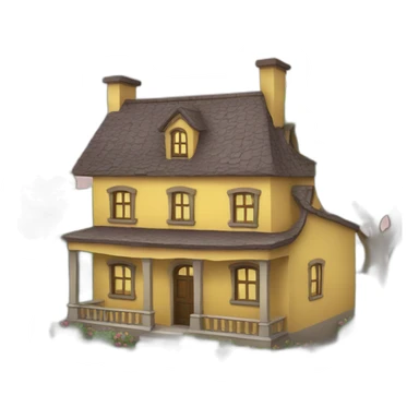 house tipo castilo sticker