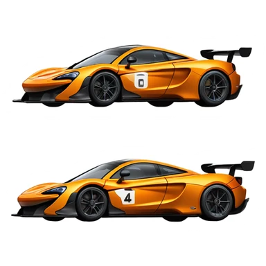 McLaren GT3 race car sticker