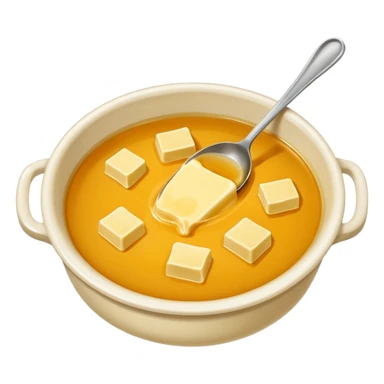 can you generate simple emoji about bone marrow butter broth sticker