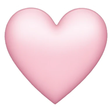 light pink heart sticker