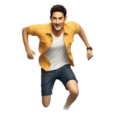 Mahesh babu running on water sticker