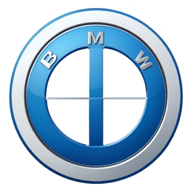 Bmw real logo sticker