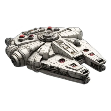 Millenium falcon sticker