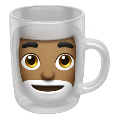 Clear grande mug sticker