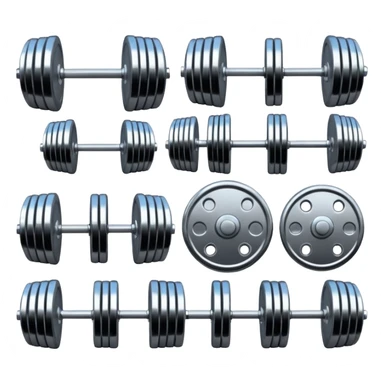 Pesas de gimnasio sticker