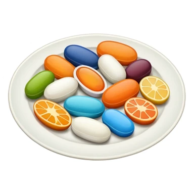 medication and food seperately sticker