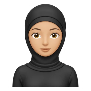 Burkini girl sticker