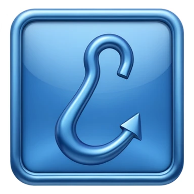 Ein blaues korrekt hake. In einer vierek sticker