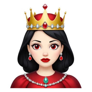 evil queen from snow white sticker