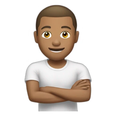 Mbappe qui mange une aubergines sticker