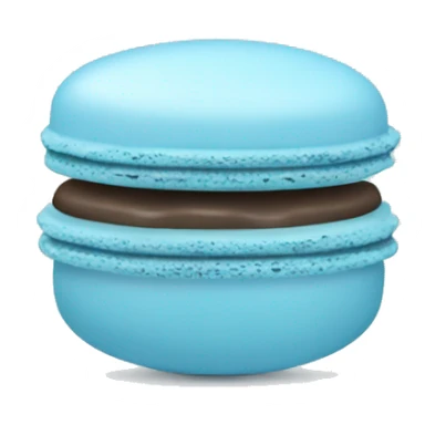 light blue macaroons  sticker