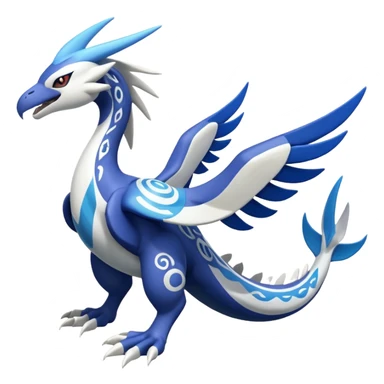 Lugia-Silvally-Zeraora-Kyogre-Latios-fusion-creature (full body) sticker
