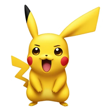 Surprised Pikachu sticker