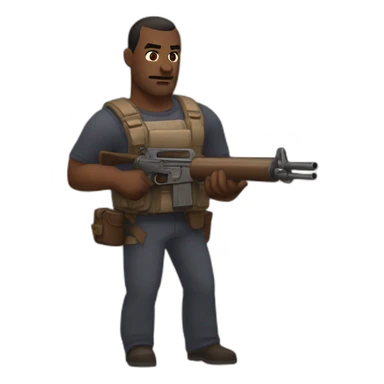 heavy weapons guy tf2 sticker