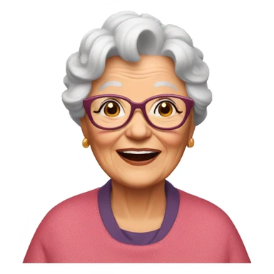 grandma on tiktok sticker