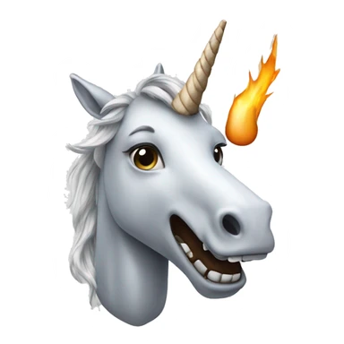 Einhorn mit Zigarre sticker