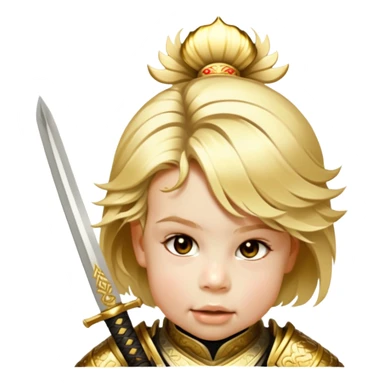 Golden Samurai sticker