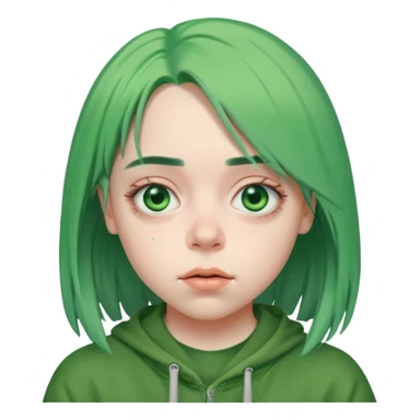 Billie Eilish just head  sticker