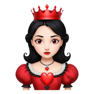 Red Queen from Alice in Wonderland movie sticker