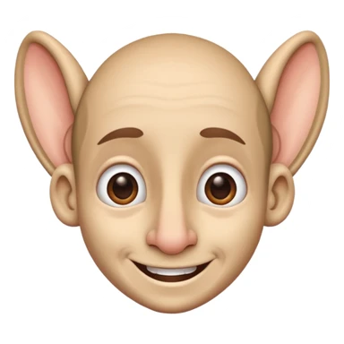 شخص اذنية كبار وخشمه كبي، sticker