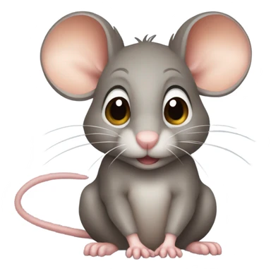 Rat on rug sticker