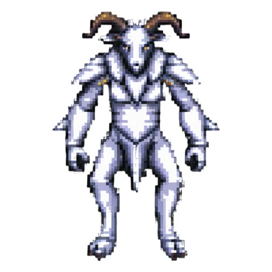 mechanical goatman sticker