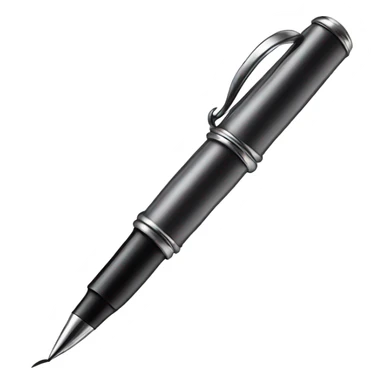 Pen writing a note sticker