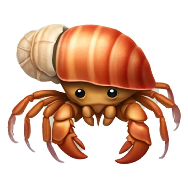 Hermit crab sticker