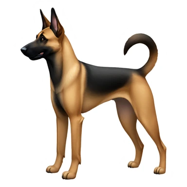 Belgian Malinois Dog Breed Full Body sticker