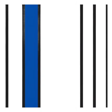 A blue and blag flag like this 🇪🇪 but without the white and a darker blue sticker