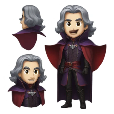Dracula from Castlevania sticker