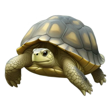 Tortue sur loutre sticker