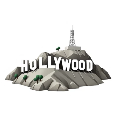Hollywood Sign sticker