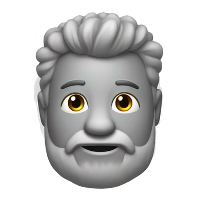 Gtato peludo color gris sticker