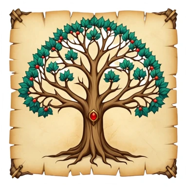 RPG skill tree medieval sticker