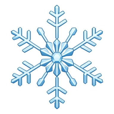 snowflake sticker