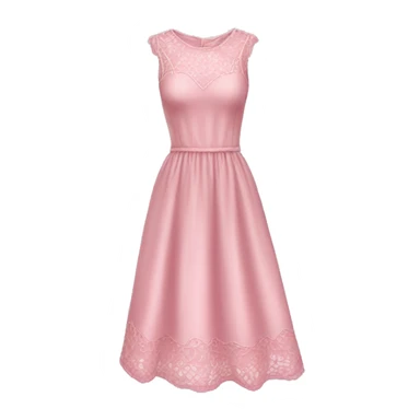 lace silk pink dress sticker